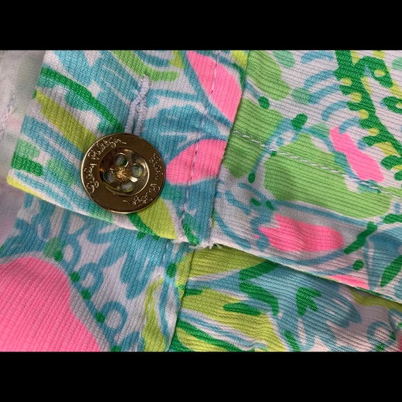 Lilly Pulitzer Walsh Short Coconut Jungle 00 - Picture 8 of 8